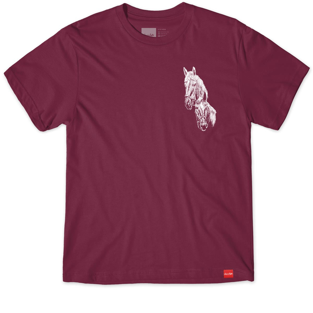 Chocolate San Choco T-Shirt - Burgundy image 1