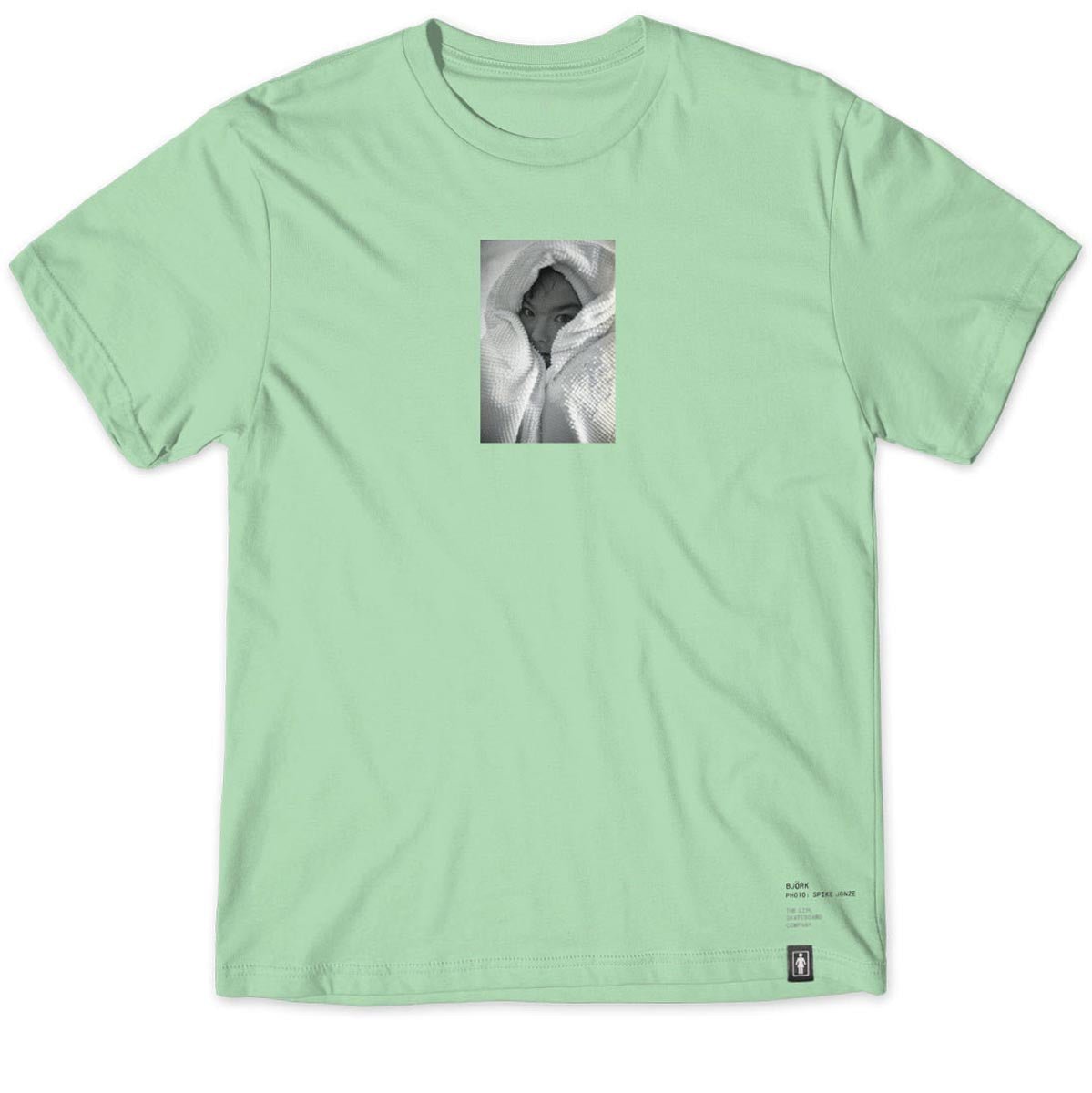 Girl Bjork T-Shirt - Mint image 1