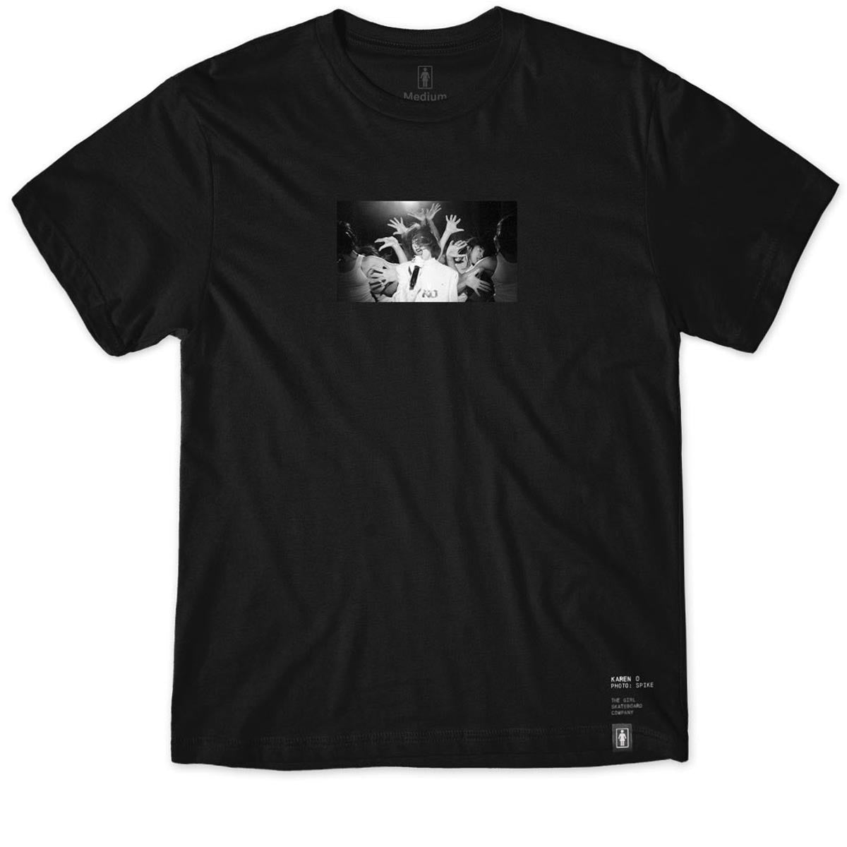 Girl Karen O T-Shirt - Black image 1