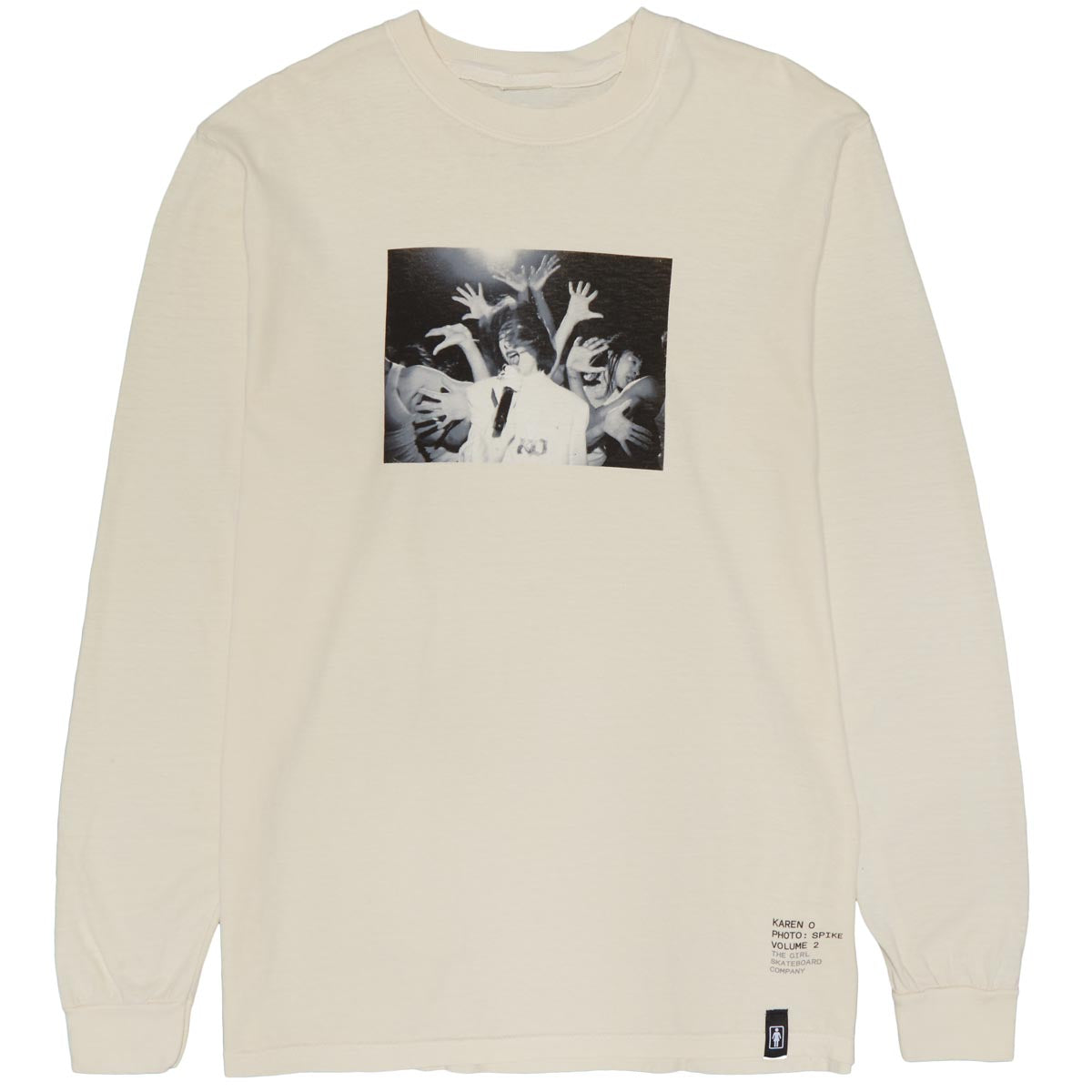 Girl Karen O Long Sleeve T-Shirt - Bone image 1