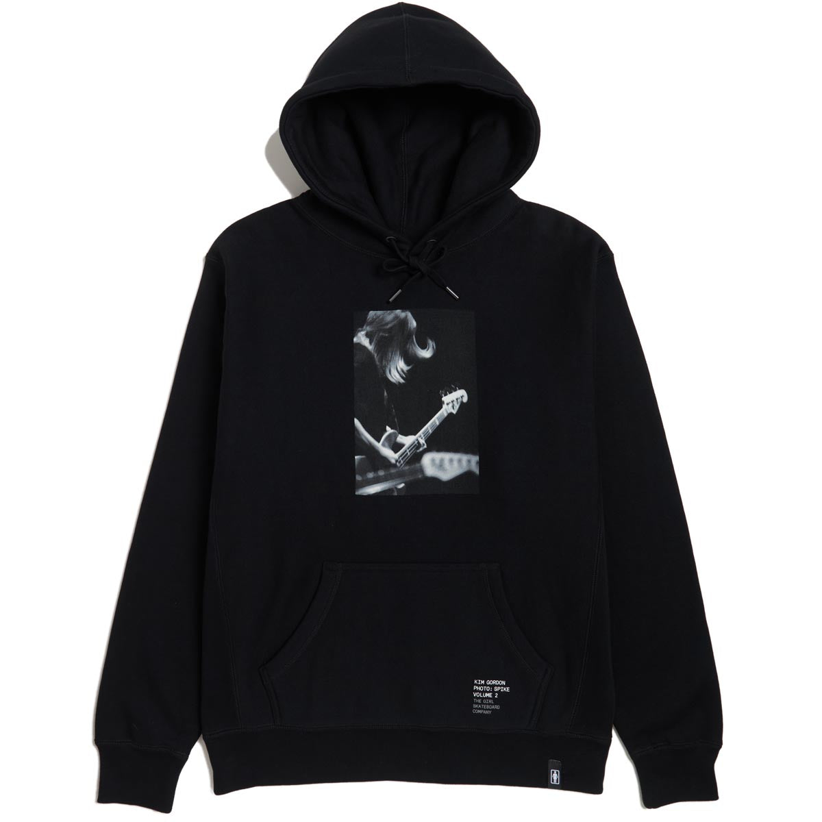 Girl Kim Gordon Pullover Hoodie - Antique Black image 1