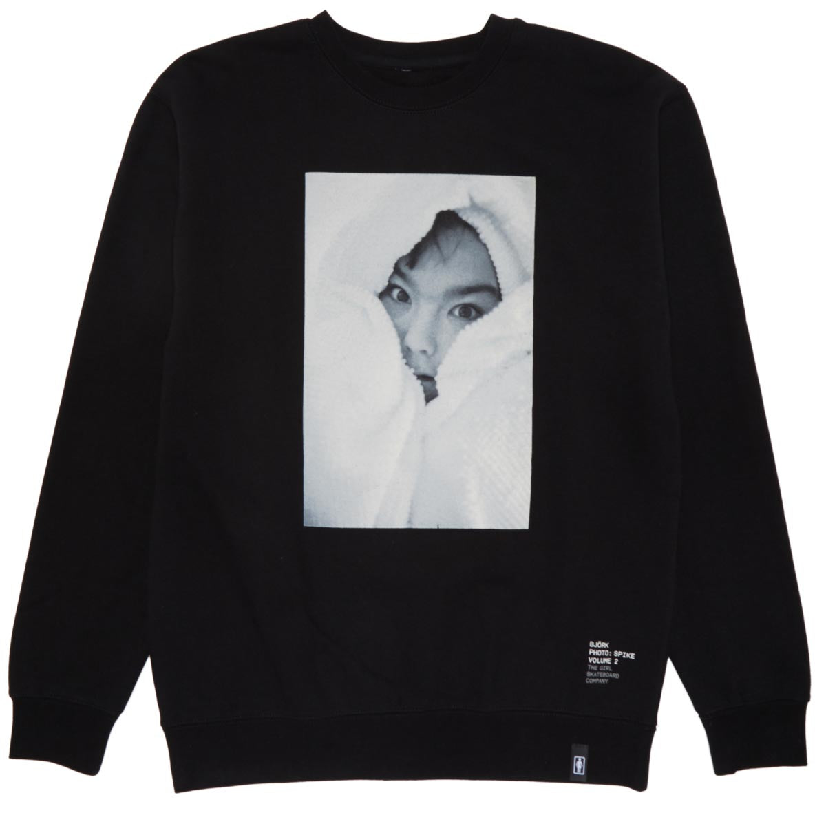 Girl Bjork Crew Sweater - Black image 1