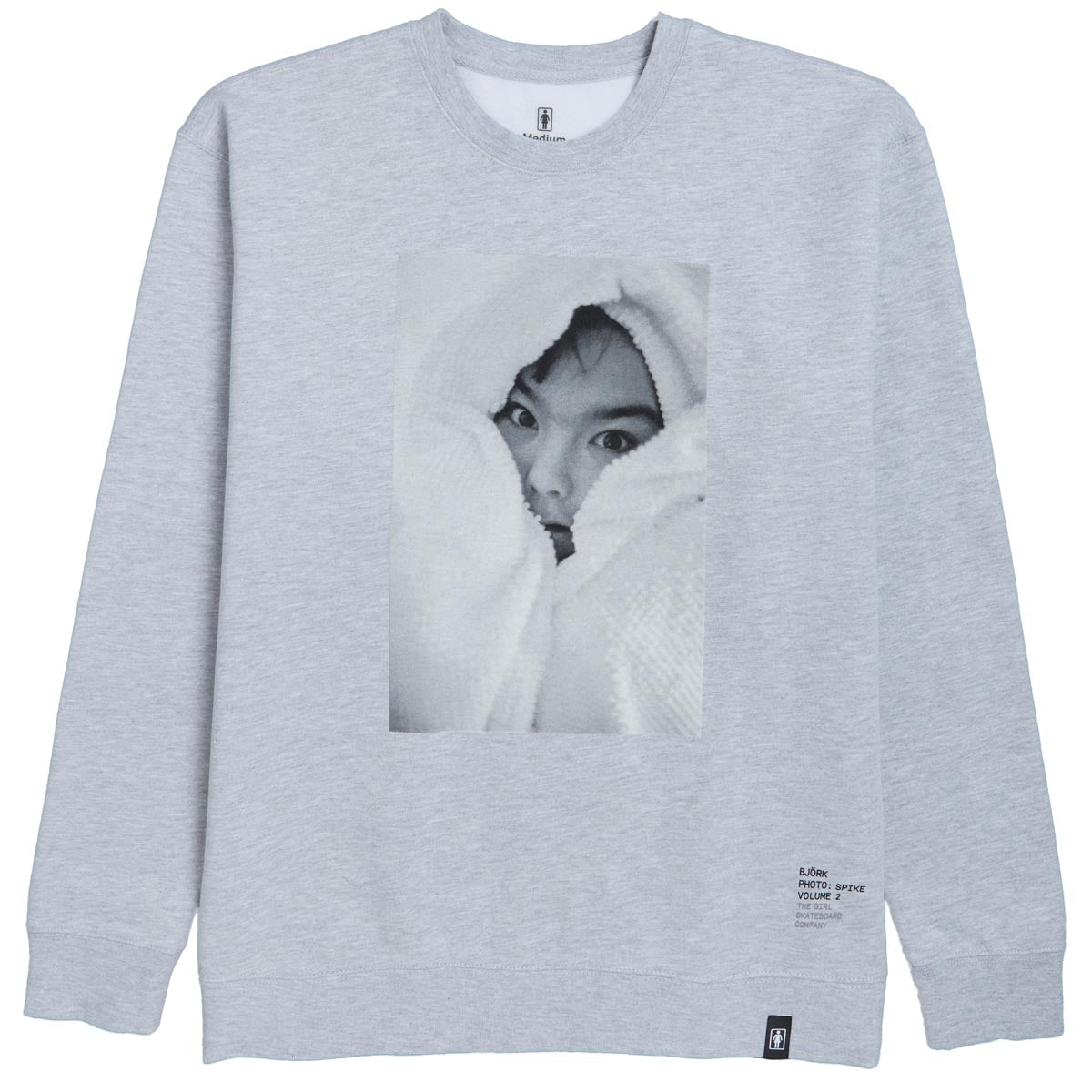 Girl Bjork Crew Sweater - Heather image 1