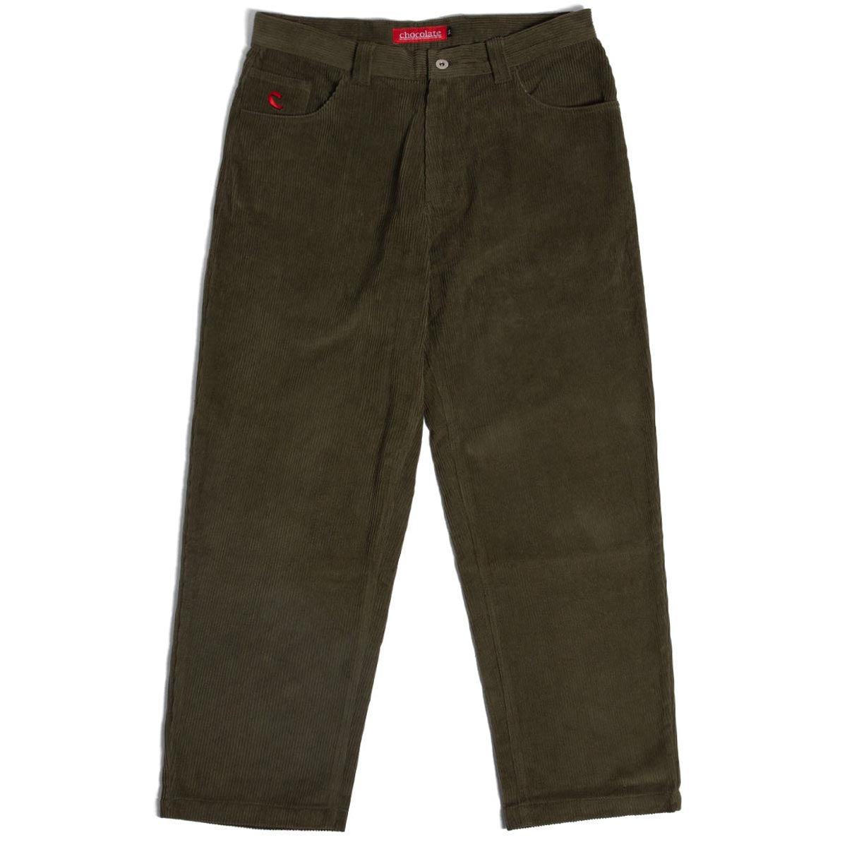 Chocolate Cord Pants - Olive image 1