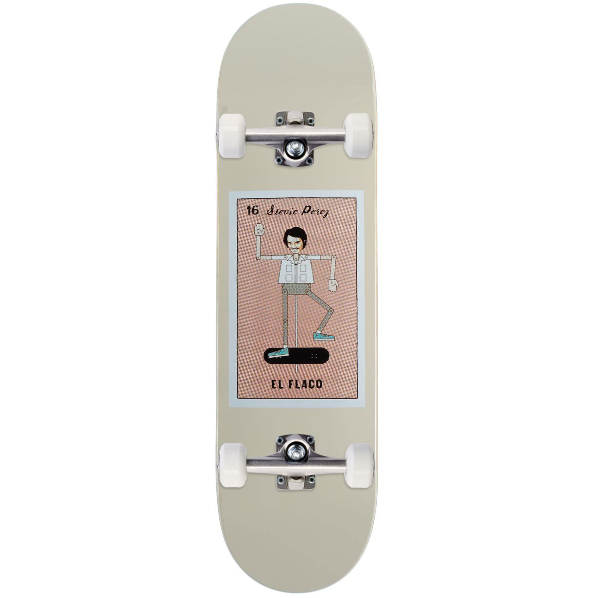 Chocolate Loteria Cards Perez Skateboard Complete - 8.40