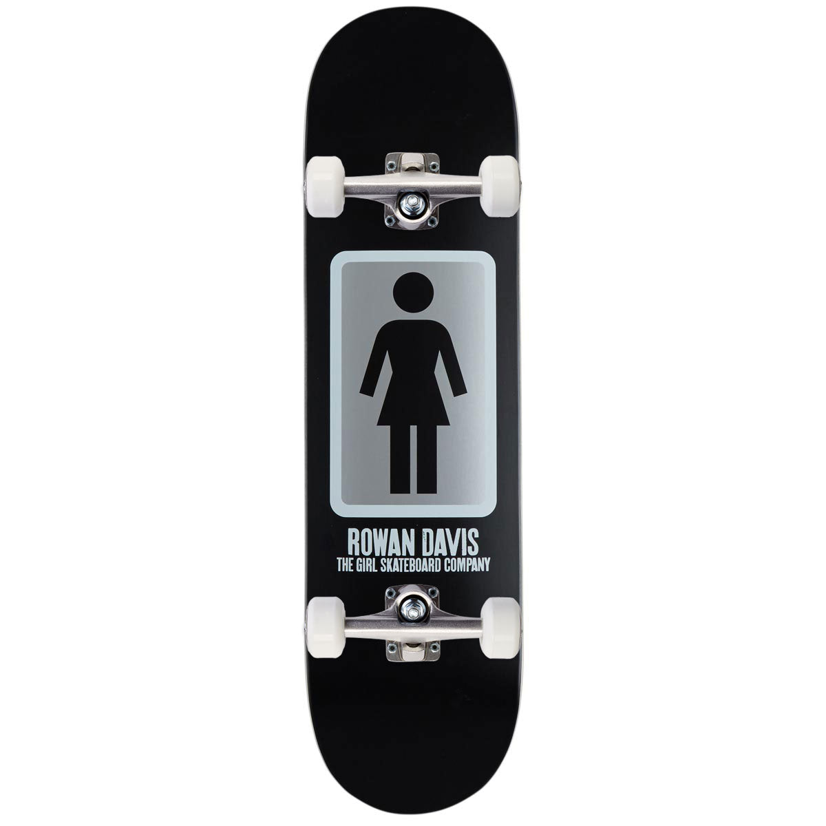 Girl OG Black White Davis Skateboard Complete - Black - 8.25