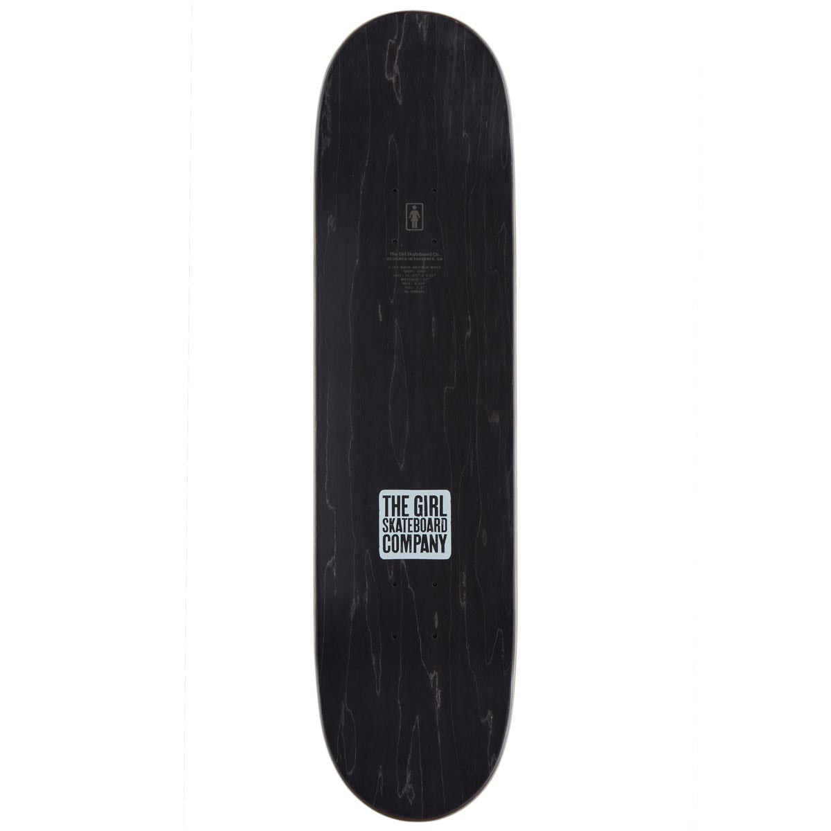 Girl OG Black White Davis Skateboard Deck - Black - 8.50