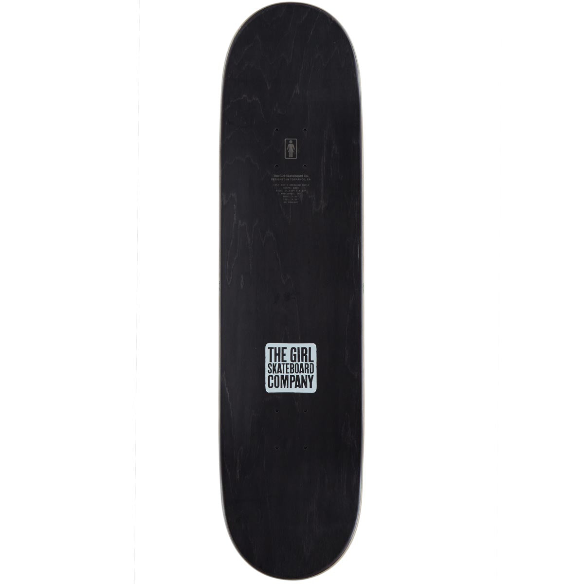 Girl OG Black White Kennedy Skateboard Complete - Grey - 8.50