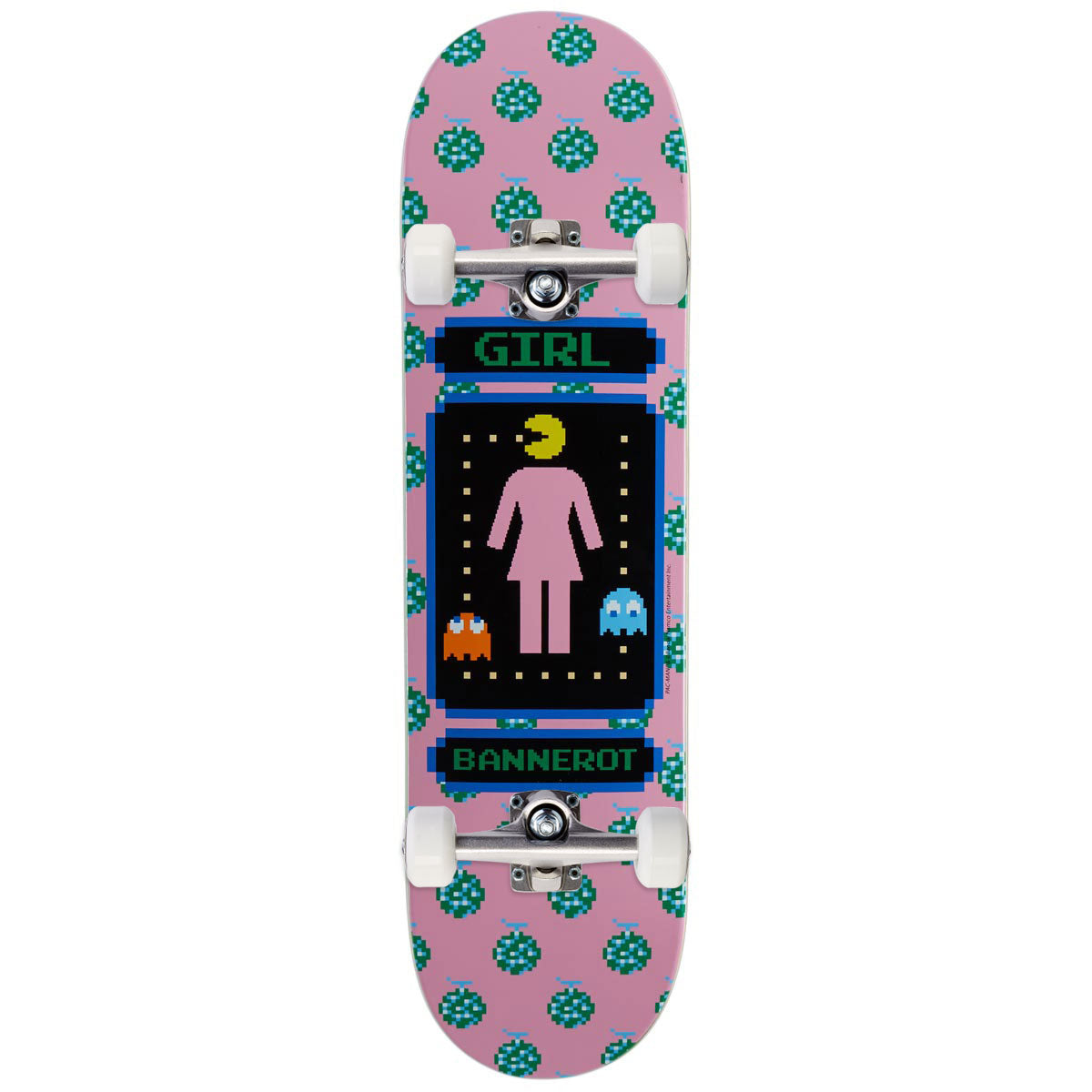 Girl x Pac-Man Bannerot Skateboard Complete - Pink - 8.25