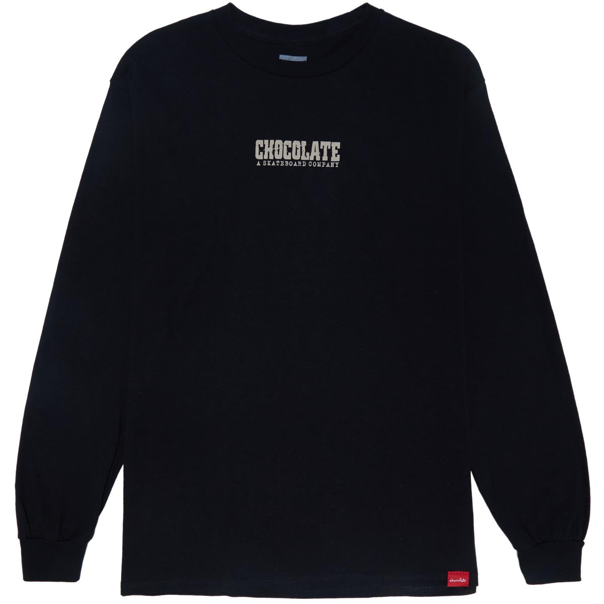 Chocolate Western Long Sleeve T-Shirt - Black image 1