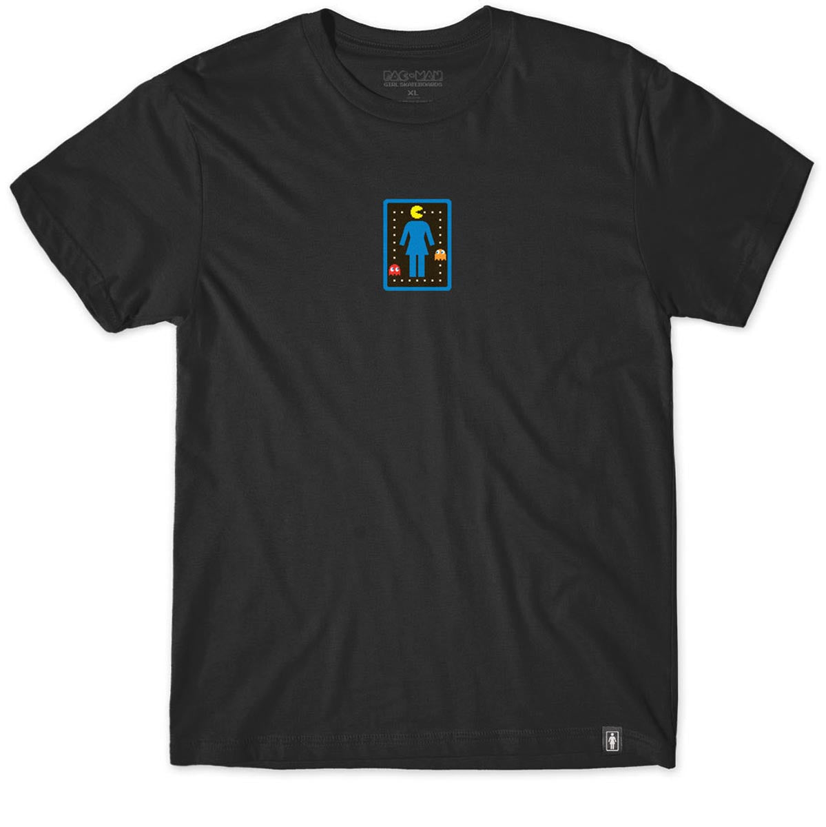 Girl x Pac-Man OG Pac-Lock T-Shirt - Black image 1