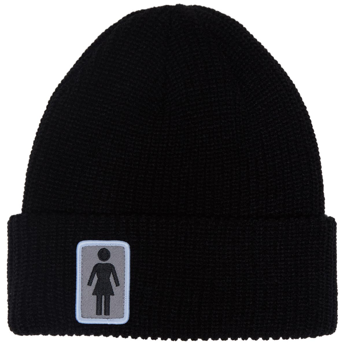 Girl OG Black White Beanie - Black image 1