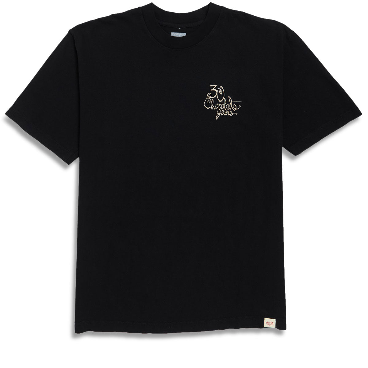 Chocolate 30 Year Garment Dyed T-Shirt - Black image 1