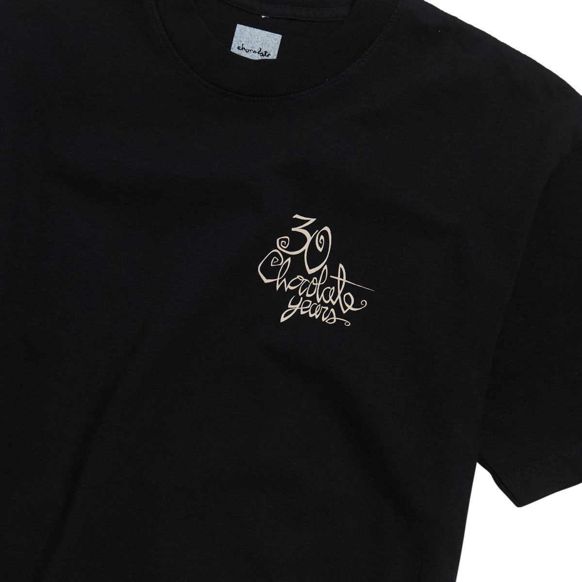 Chocolate 30 Year Garment Dyed T-Shirt - Black image 2