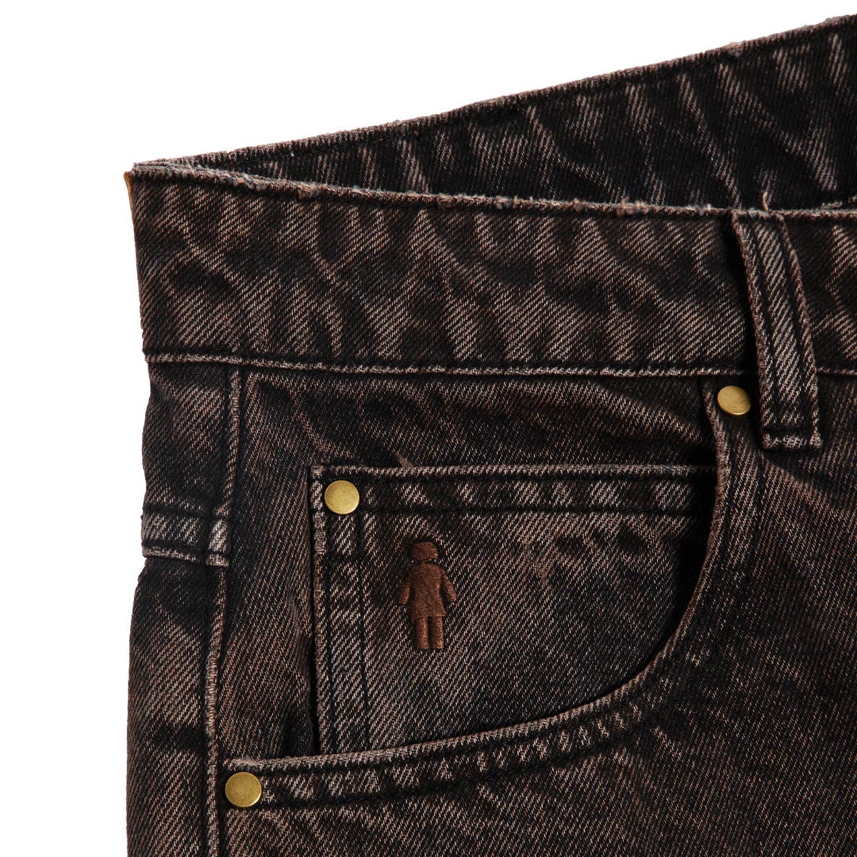 Girl Jeans - Washed Brown image 4