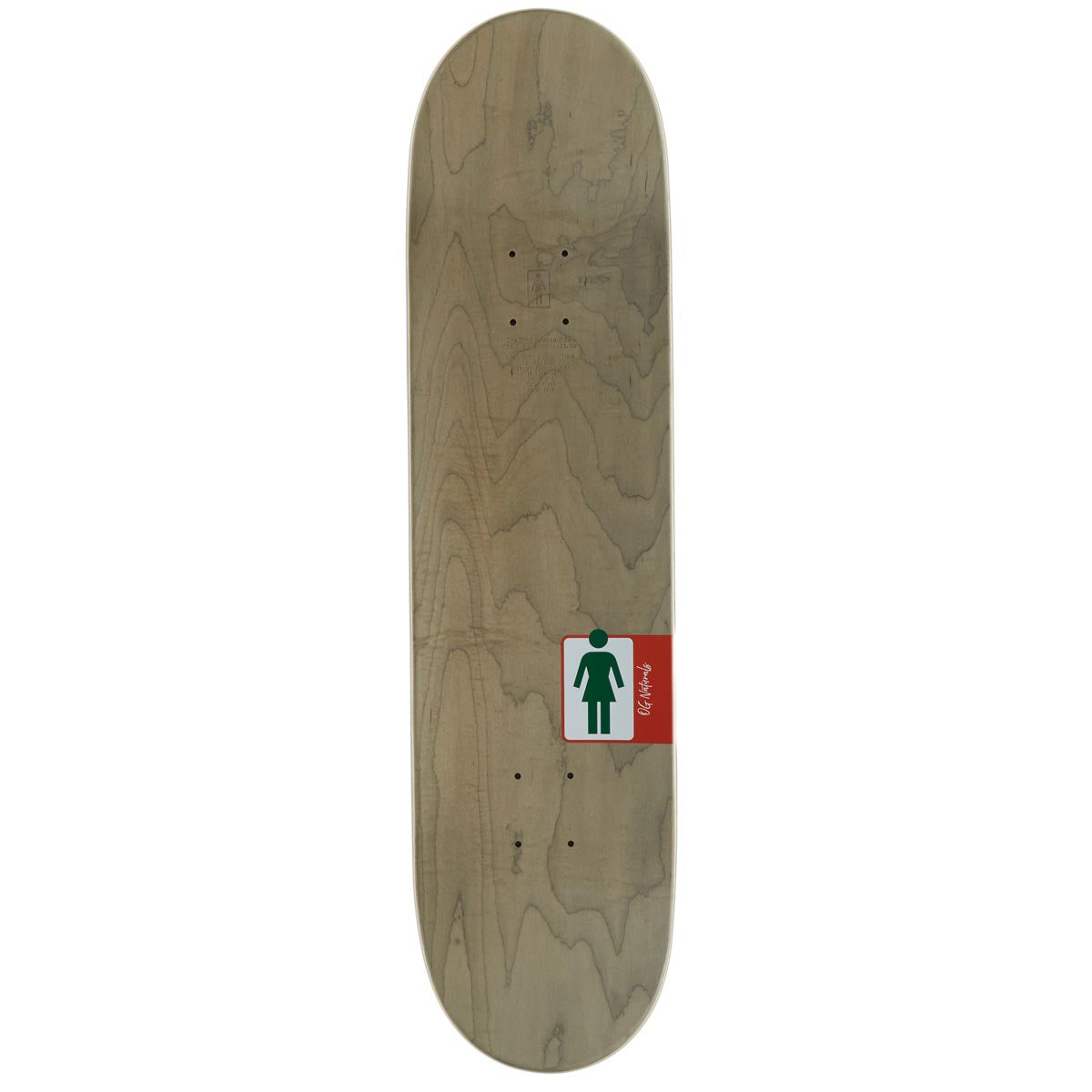 Girl Gass 93 Naturals Skateboard Deck - 8.125