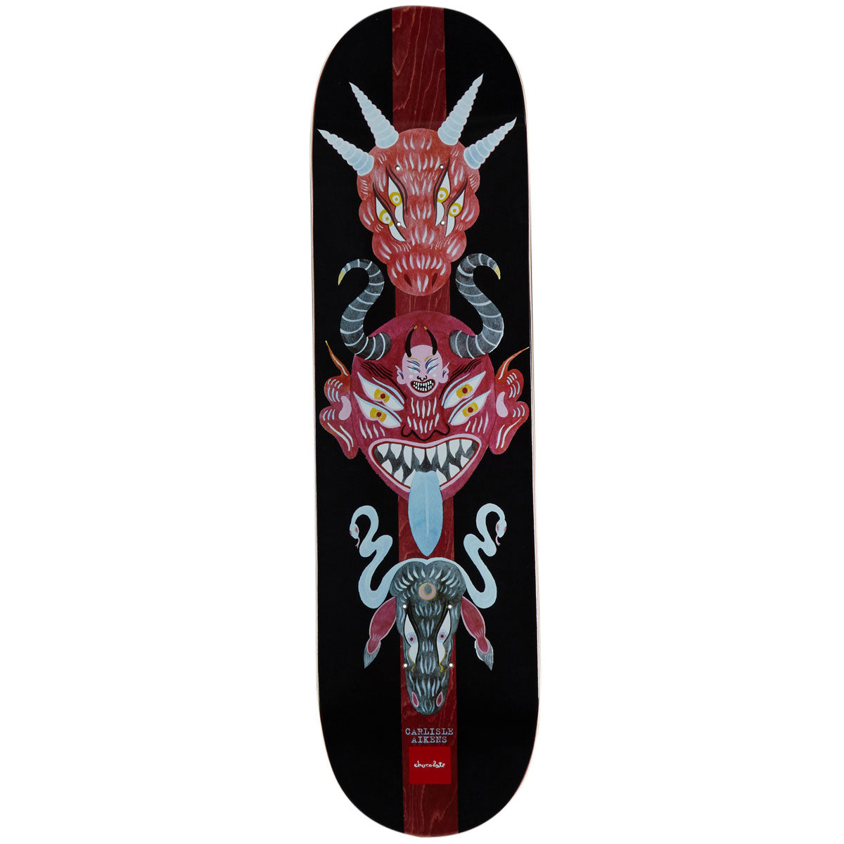 Chocolate Aikens Dog Perfume Mask Skateboard Deck - 8.50