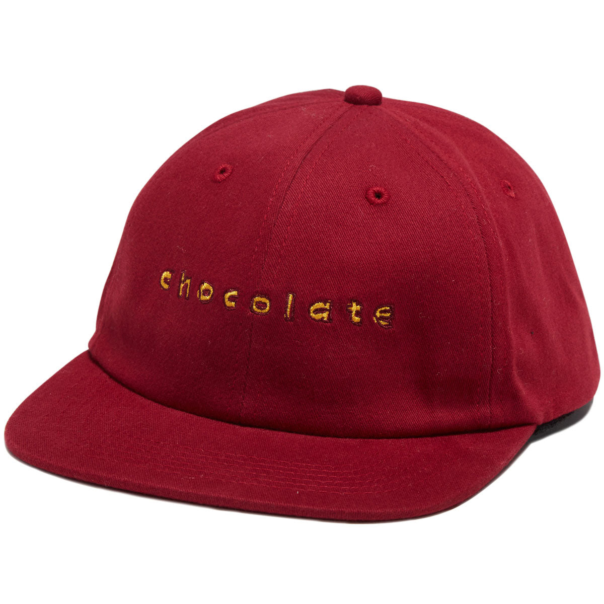 Chocolate Comic 6 Panel Hat - Burgundy image 1