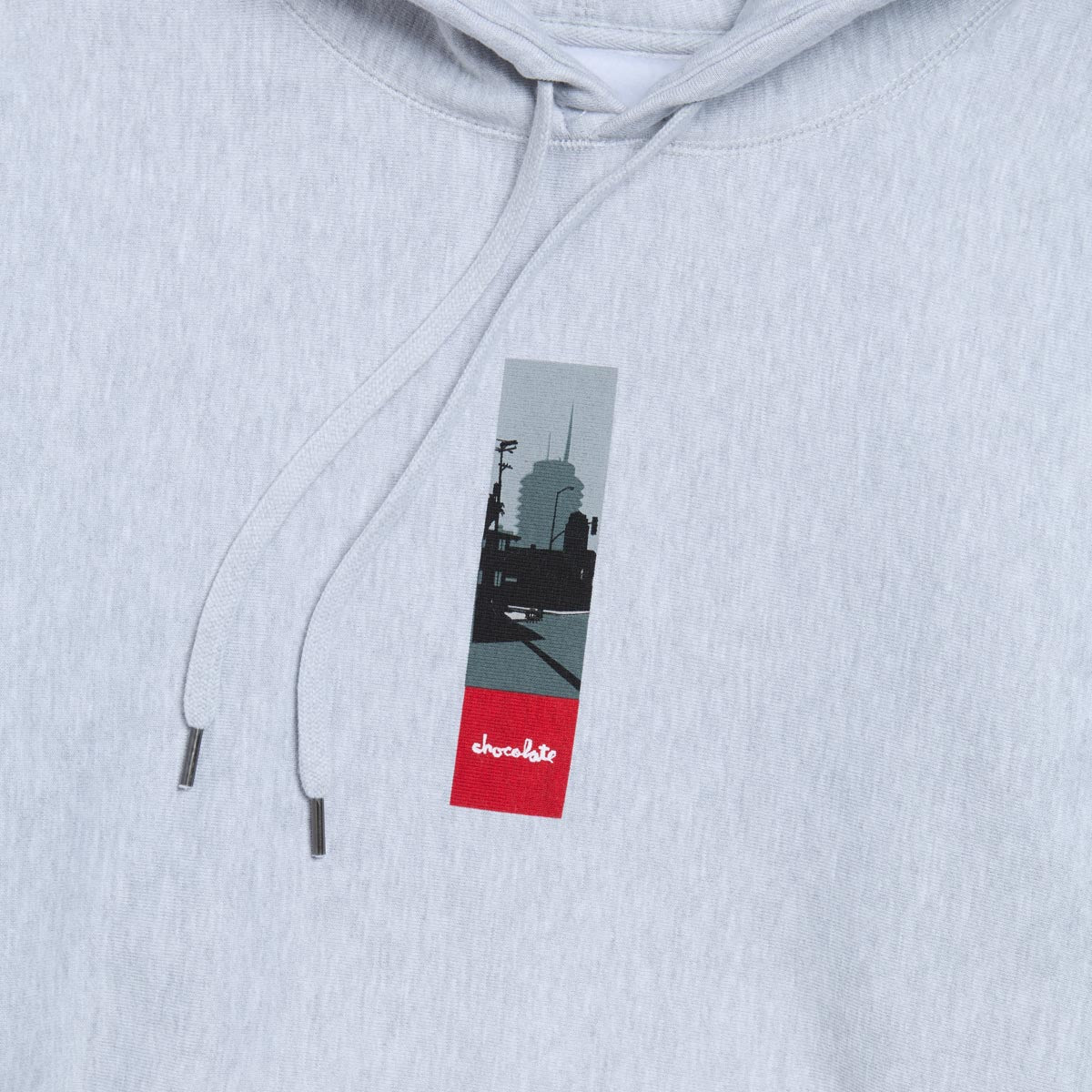 Chocolate Return To Heavy Hoodie - Grey Heather image 2