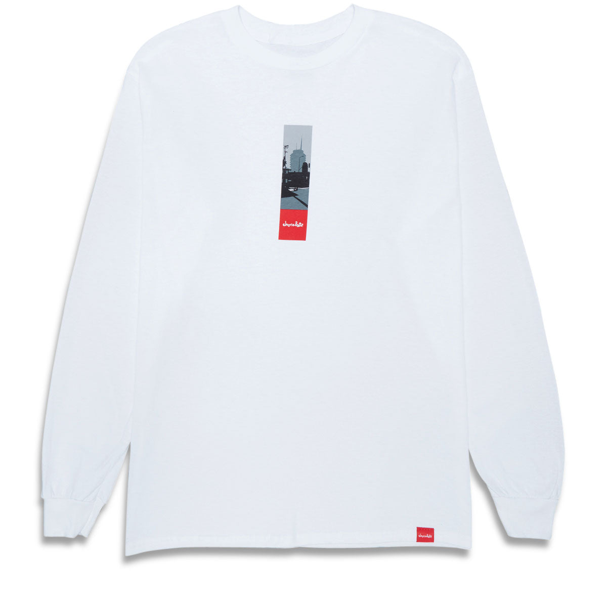 Chocolate Return To City Long Sleeve T-Shirt - White image 1