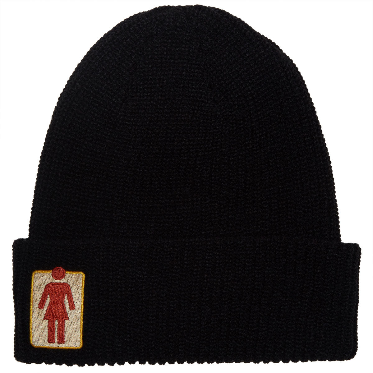 Girl Naturals OG Rollup Beanie - Black image 1