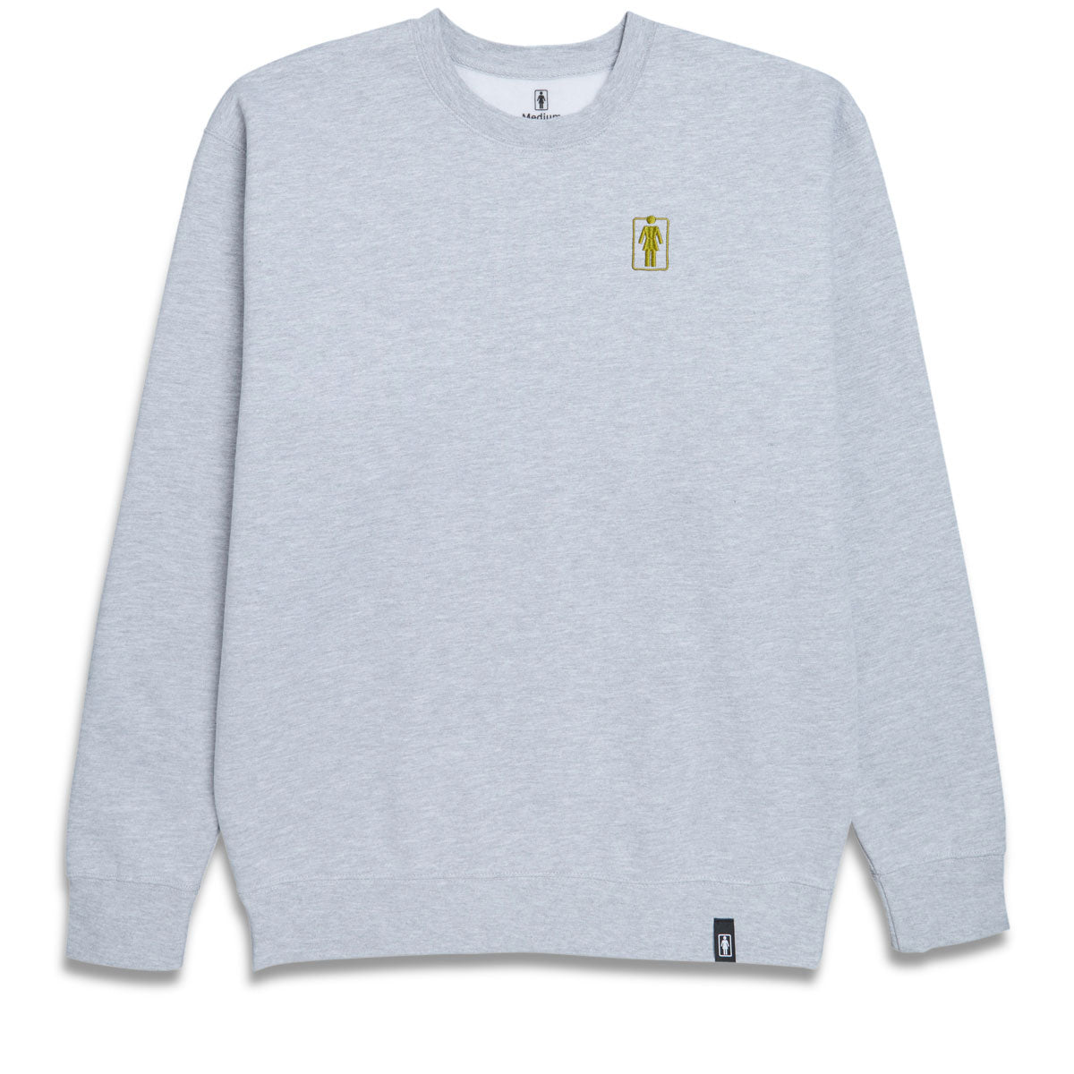 Girl OG Naturals Emb Crew Sweatshirt - Grey Heather image 1