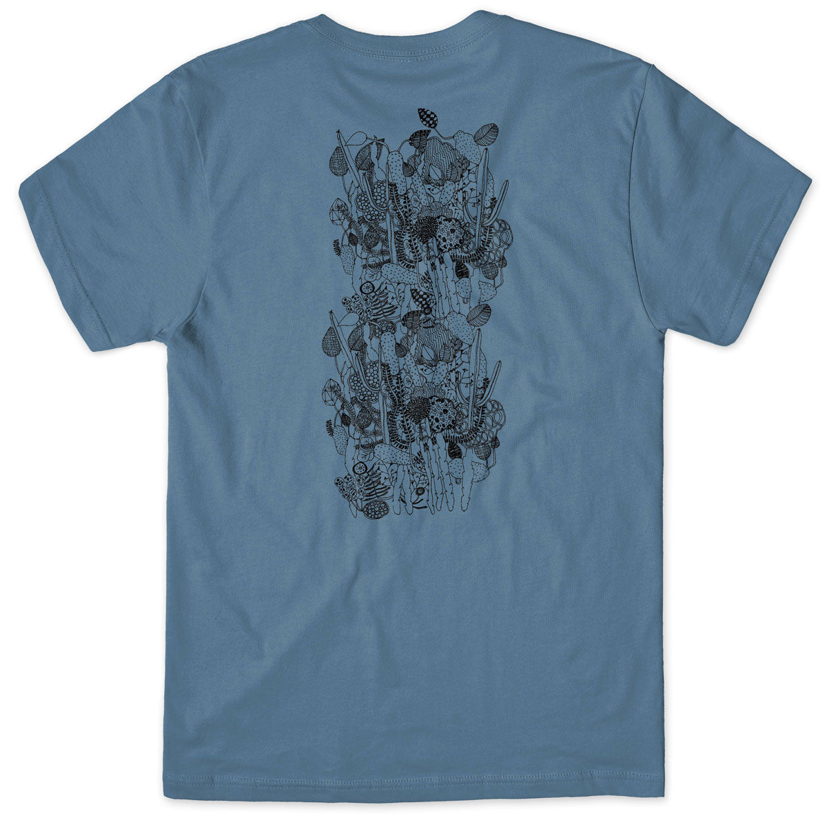 Girl Sketch Book T-Shirt - Indigo image 1