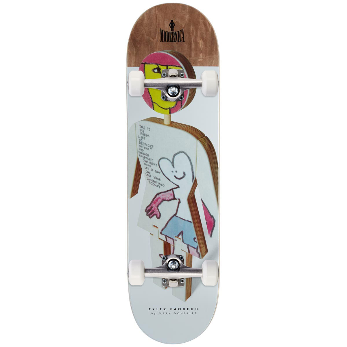 Girl Pacheco Modernica Skateboard Complete - 8.375