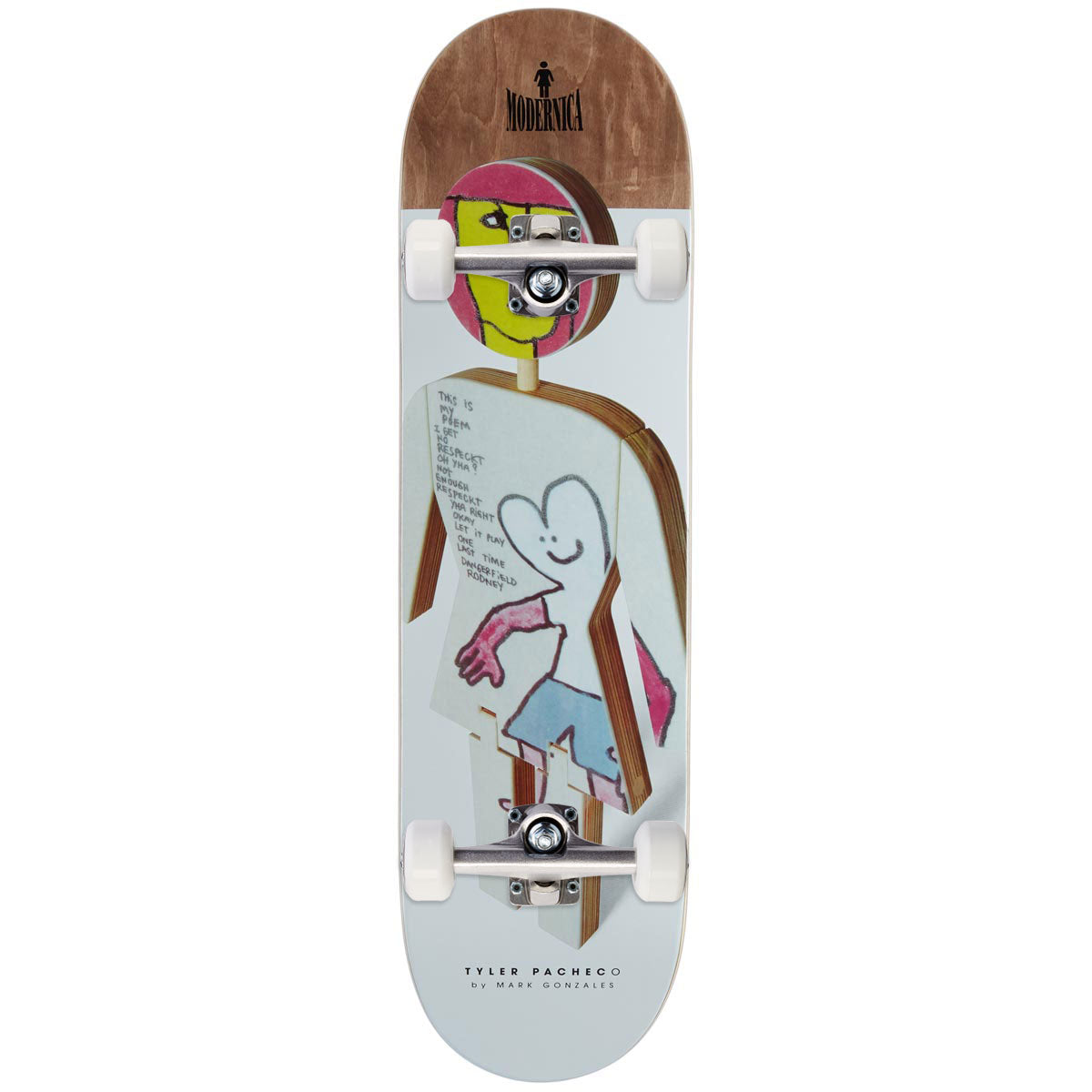 Girl Pacheco Modernica Skateboard Complete - 8.50