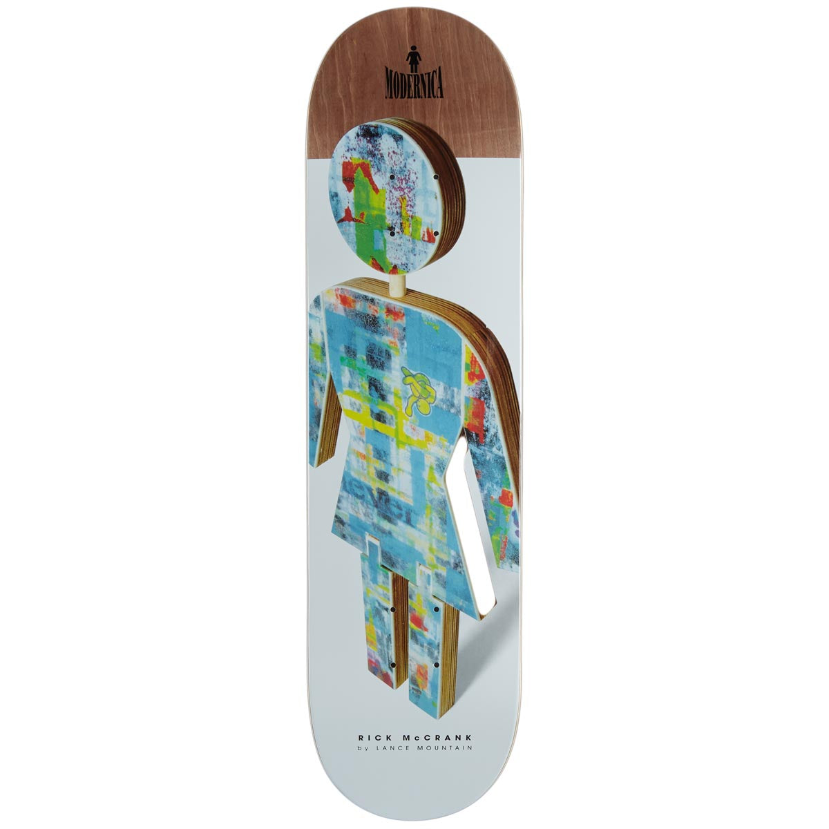 Girl Mccrank Modernica Skateboard Deck - 8.125