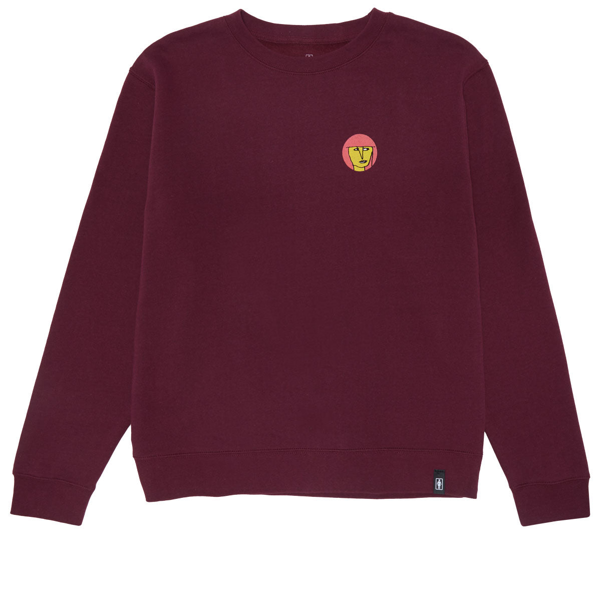 Girl Gonz Crewneck Sweatshirt - Burgundy image 1