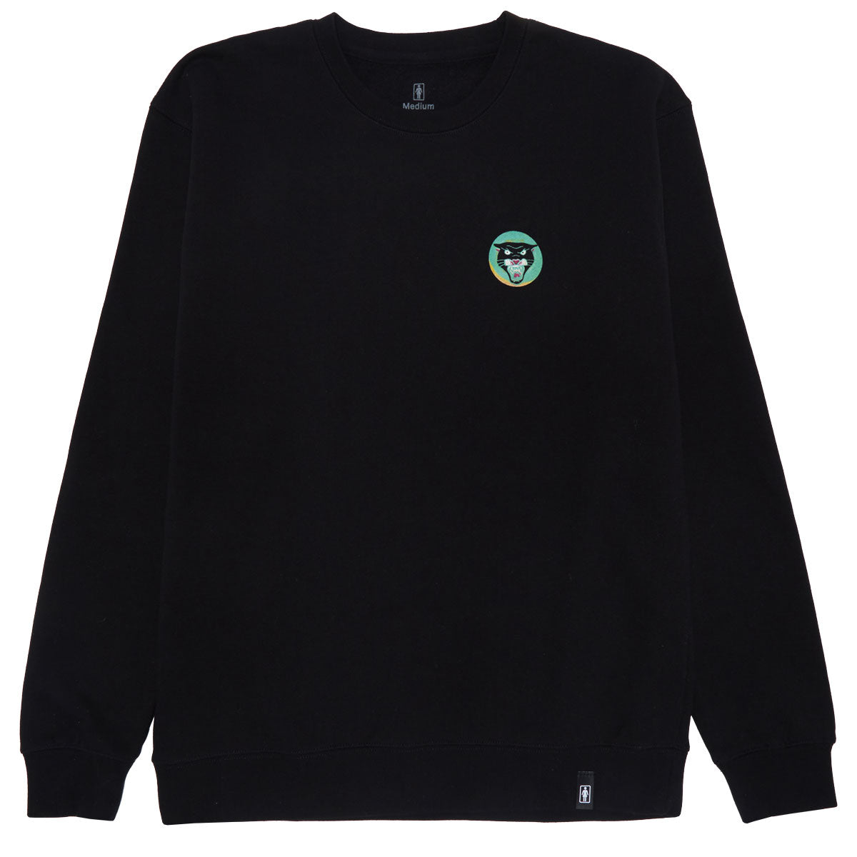 Girl Natas Crewneck Sweatshirt - Black image 1