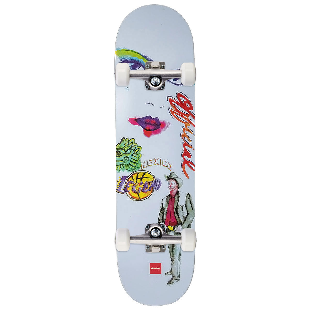Chocolate Perez Art Official Skateboard Complete - 8.40