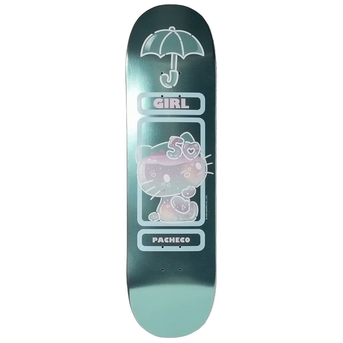 Girl x Hello Kitty 50th Anniversary Pacheco Skateboard Deck - 8.50