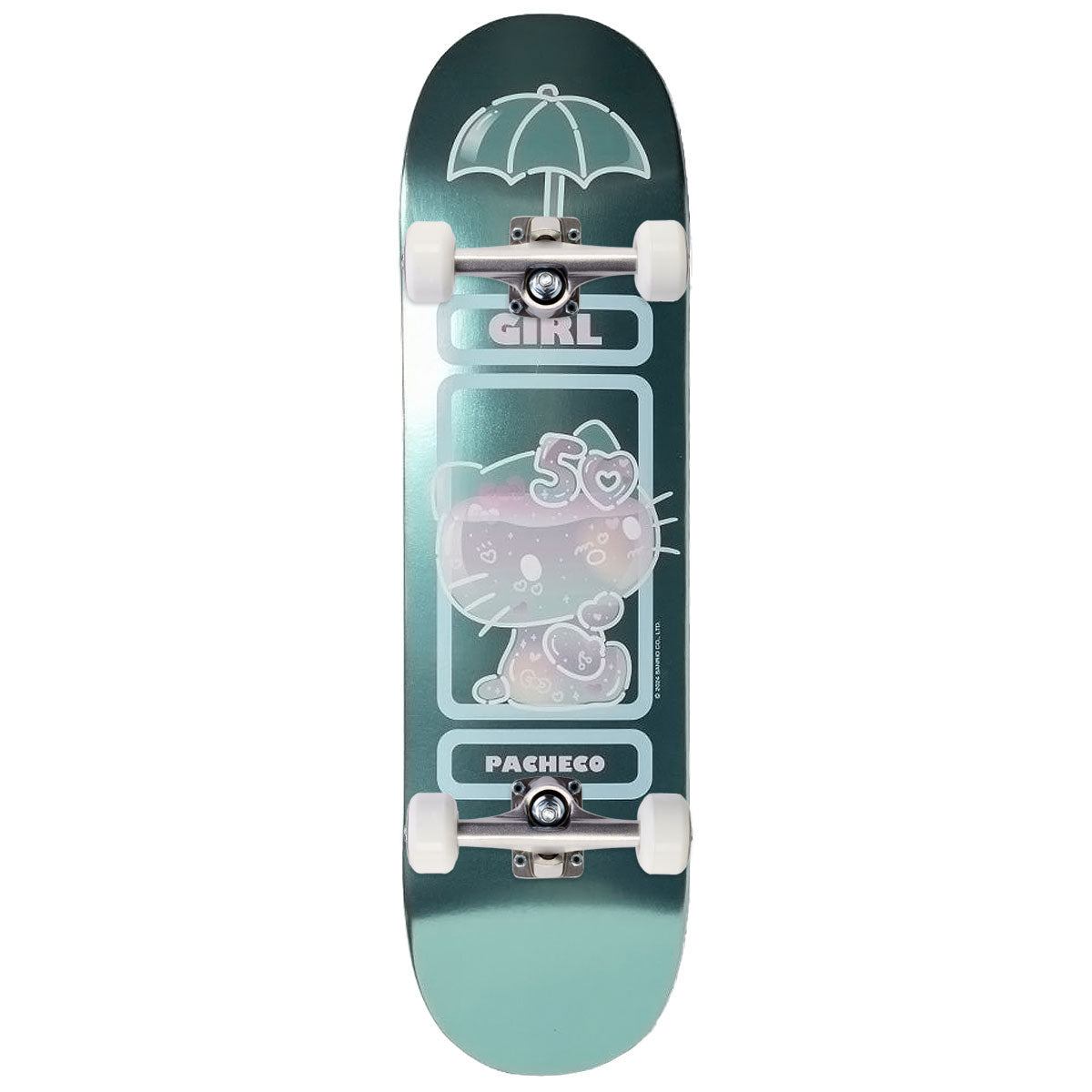 Girl x Hello Kitty 50th Anniversary Pacheco Skateboard Complete - 8.50