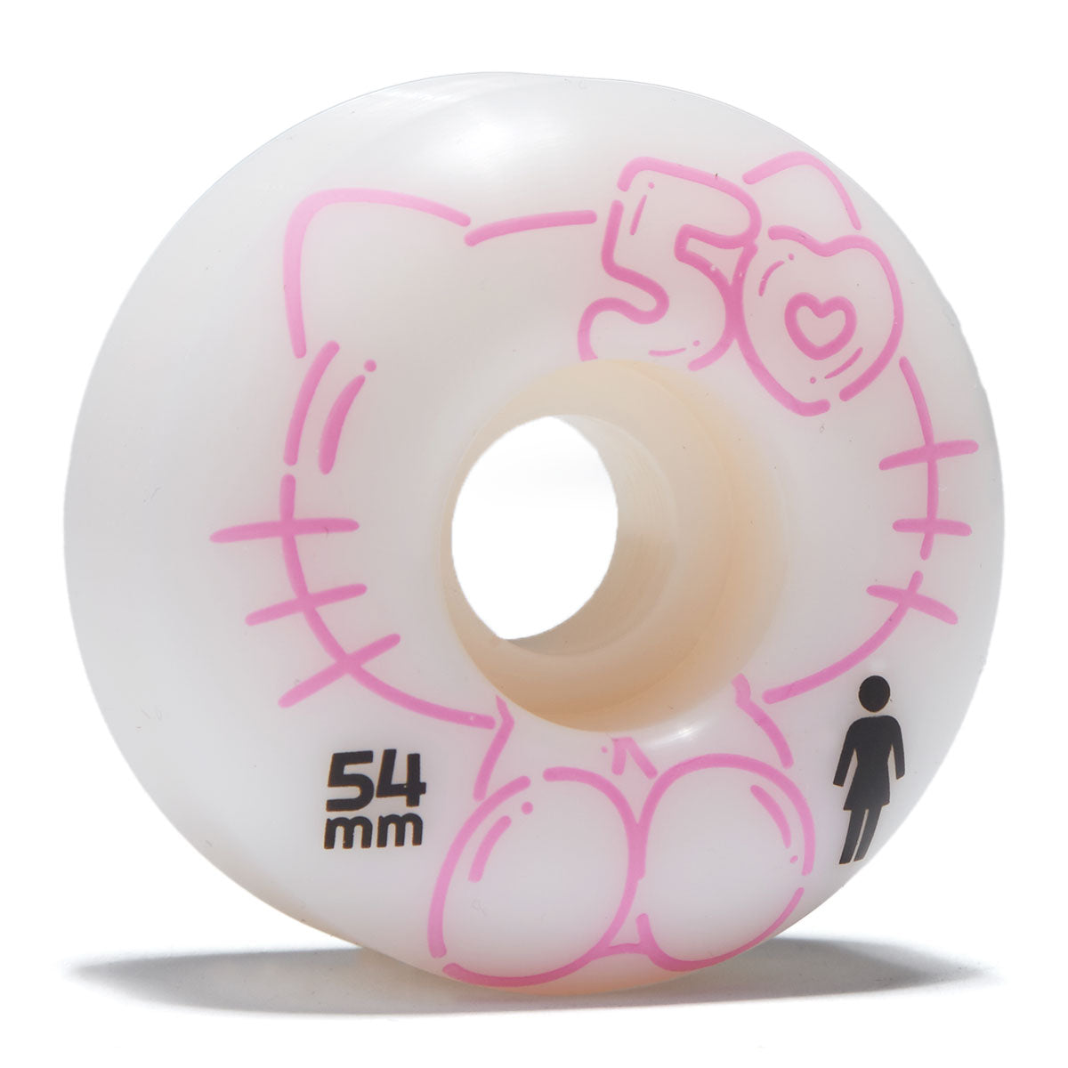 Girl x Hello Kitty Staple Wheel Skateboard Wheels - 54mm image 1