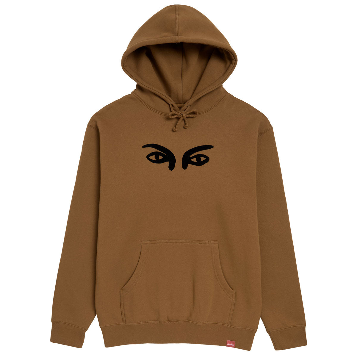 Chocolate Drip Eyes Pullover Hoodie - Saddle image 1