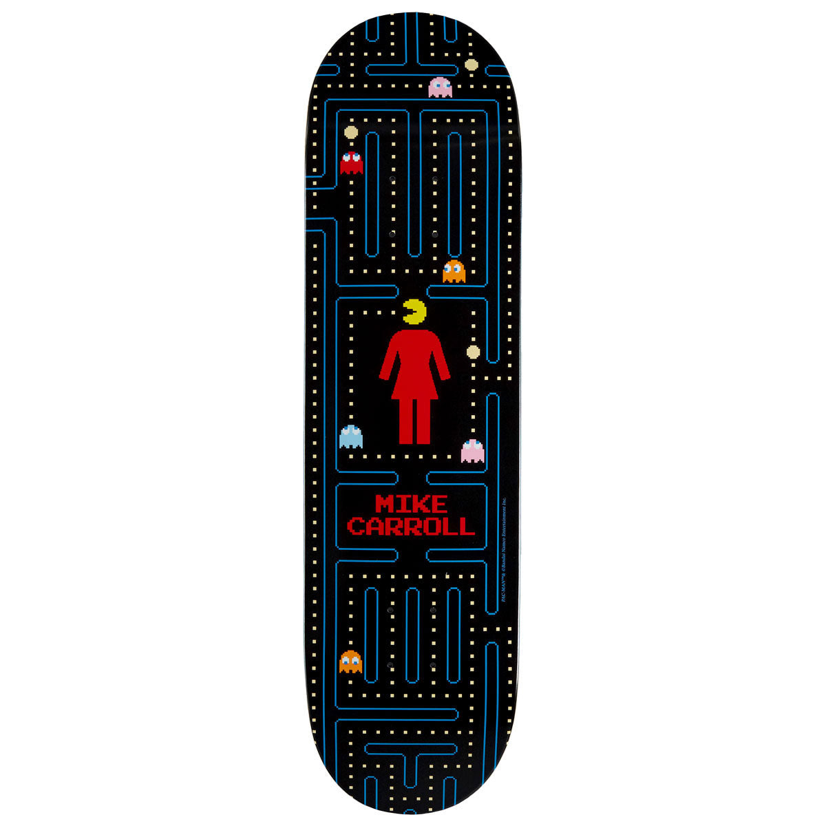 Girl x Pac-Man Carroll Skateboard Deck - 8.375
