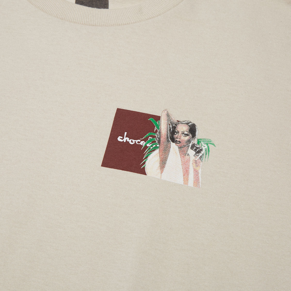 Chocolate Queen Long Sleeve T-Shirt - Cream image 2