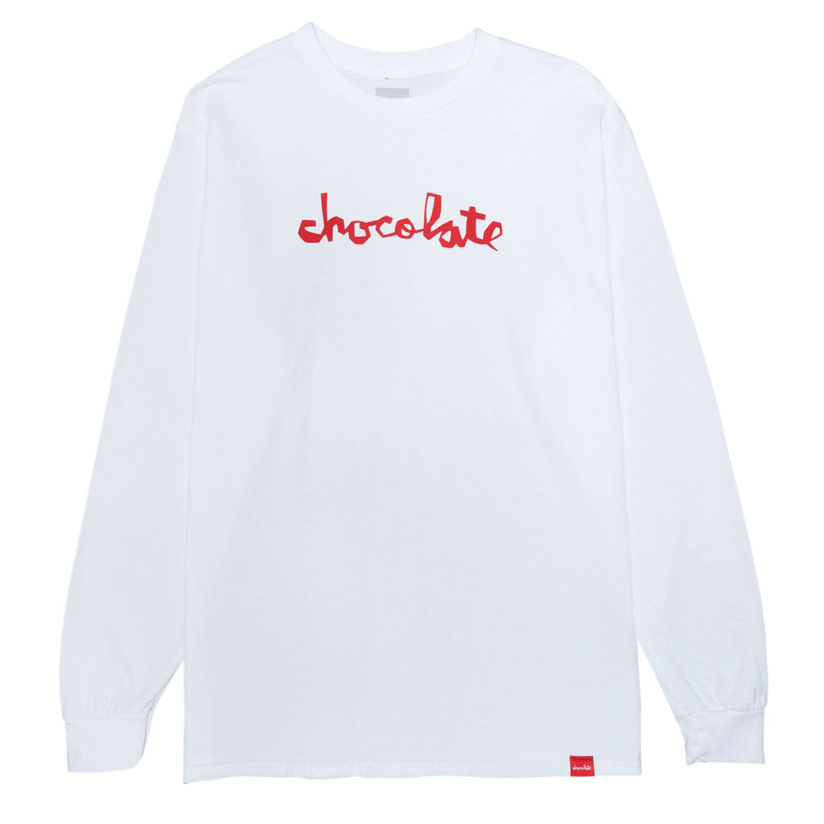 Chocolate Original Chunk Long Sleeve T-Shirt - White image 1