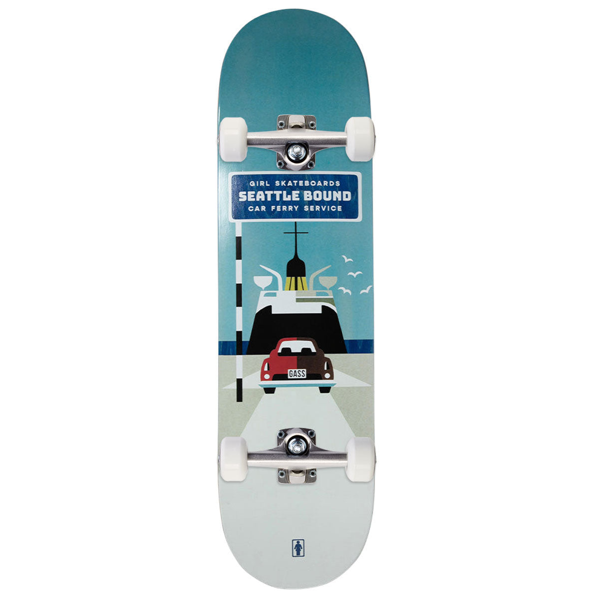 Girl Gass Seattle Bound Skateboard Complete - 8.50