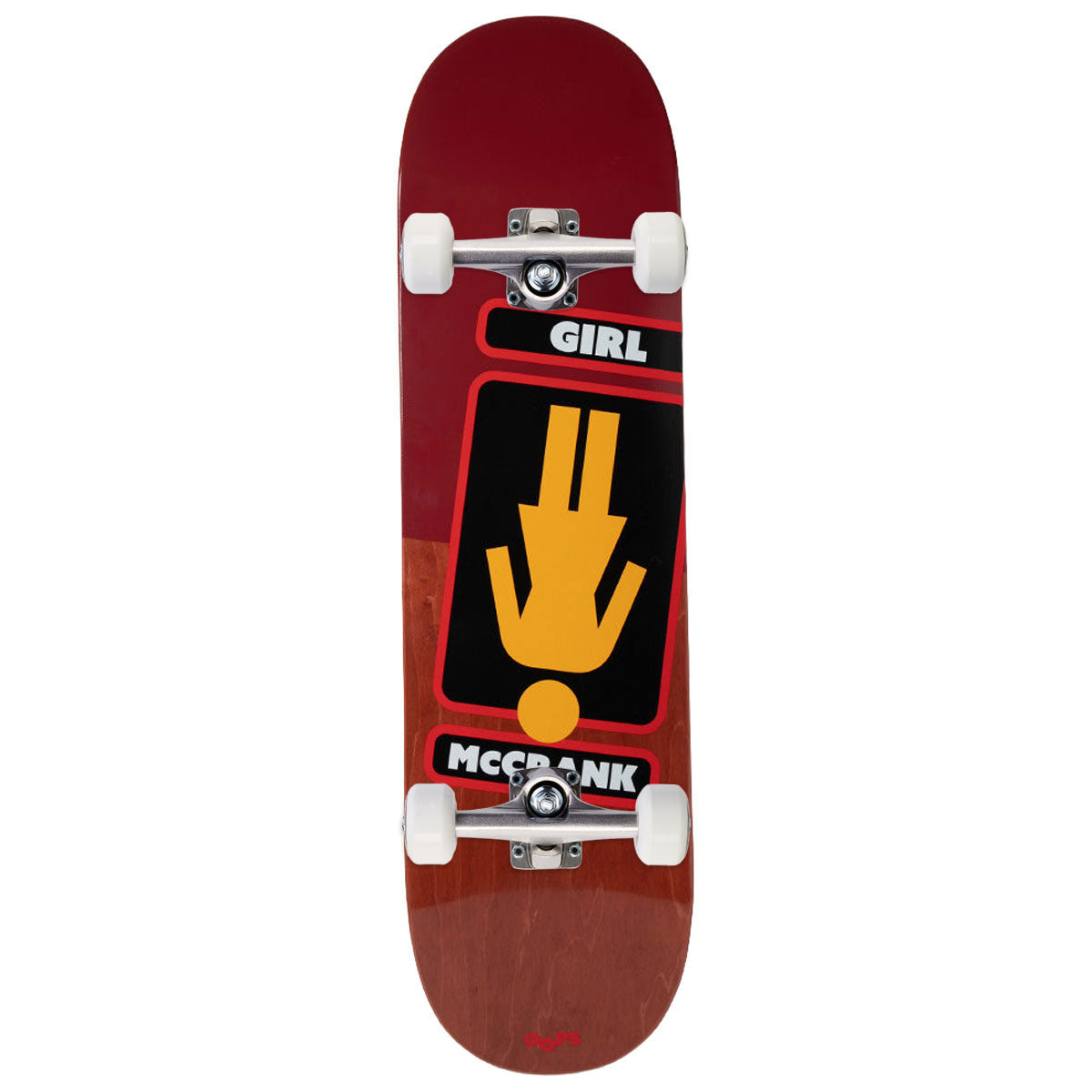 Girl Mccrank Oops Skateboard Complete - 8.25