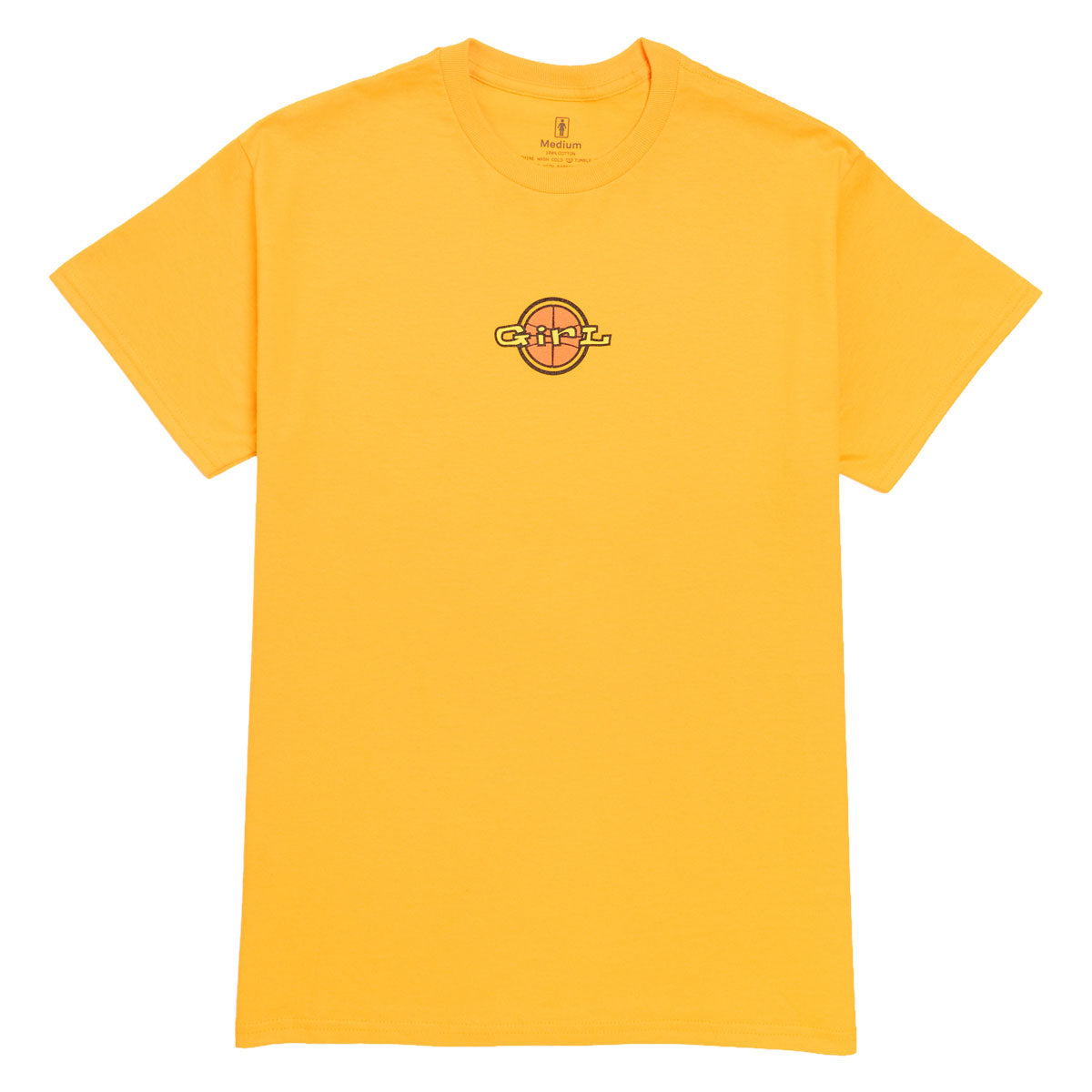 Girl Full Court Logo T-Shirt - Gold image 1