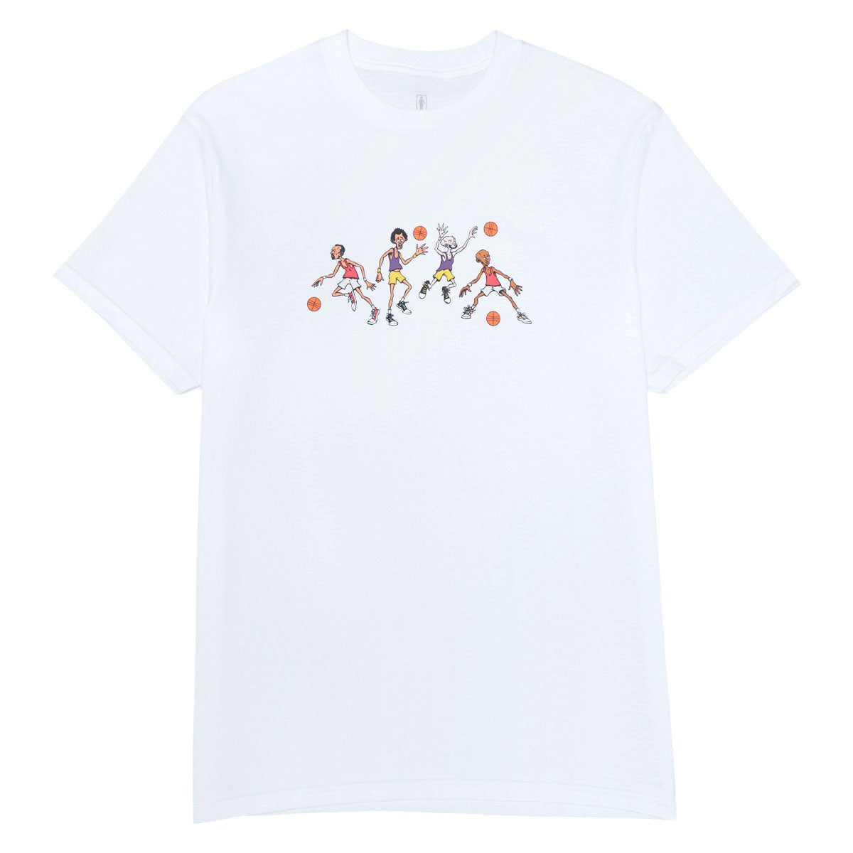Girl Full Court Squad T-Shirt - White image 1