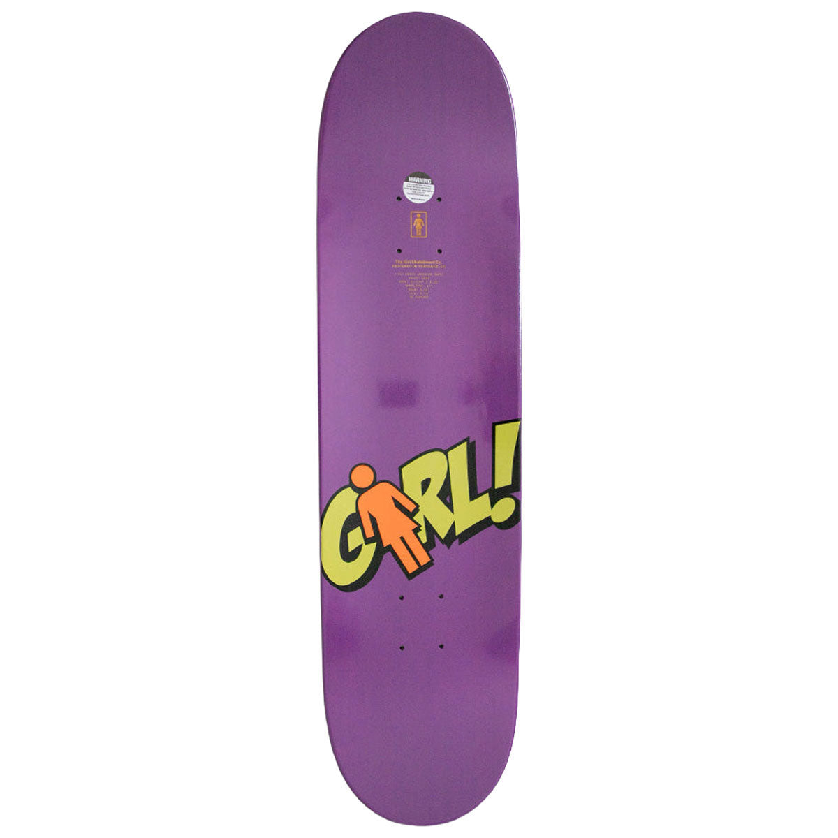 Girl Geering Blammo Skateboard Deck - 8.00