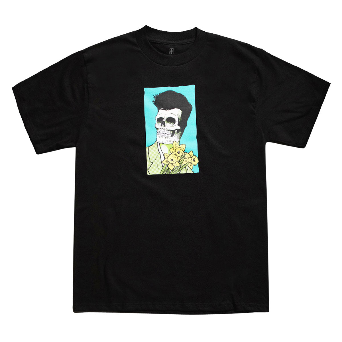 Girl Skull Of Fame Turquoise Skull T-Shirt - Tar image 1