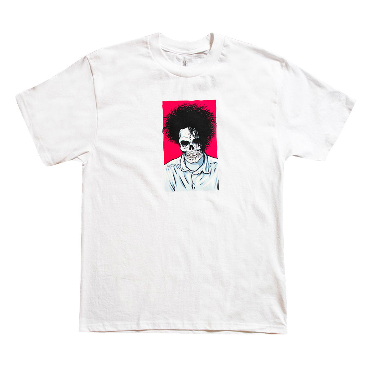 Girl Skull Of Fame Pink Skull T-Shirt - White image 1
