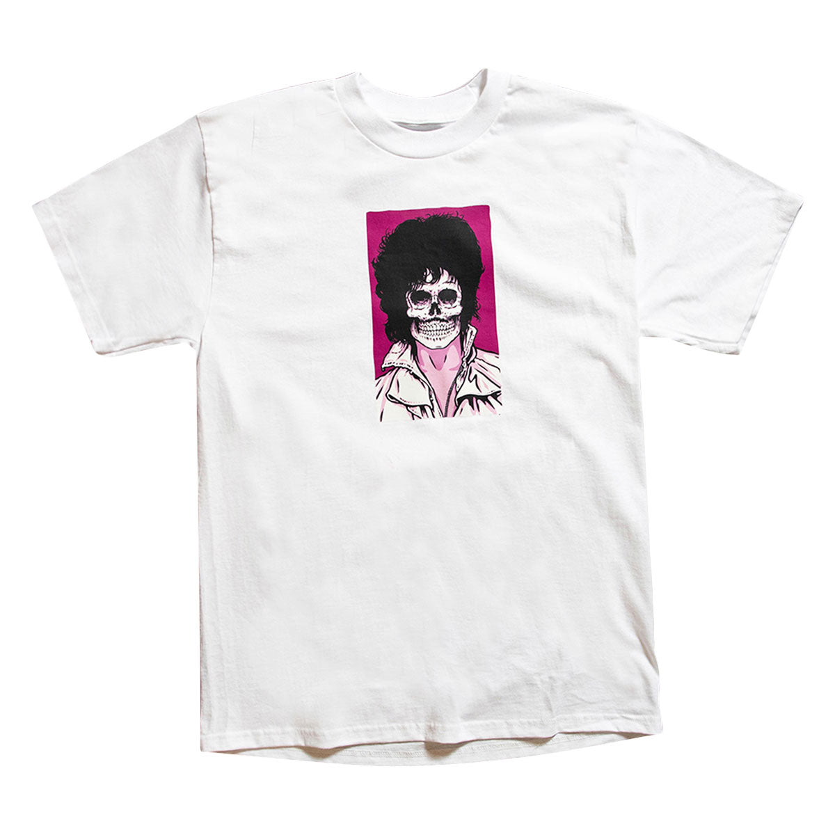 Girl Skull Of Fame Purple Skull T-Shirt - White image 1