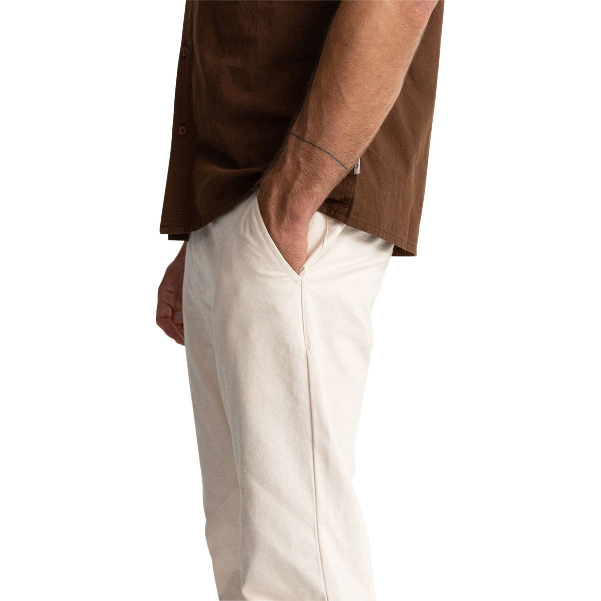 Rhythm Classic Fatigue Pants - Vintage White image 3