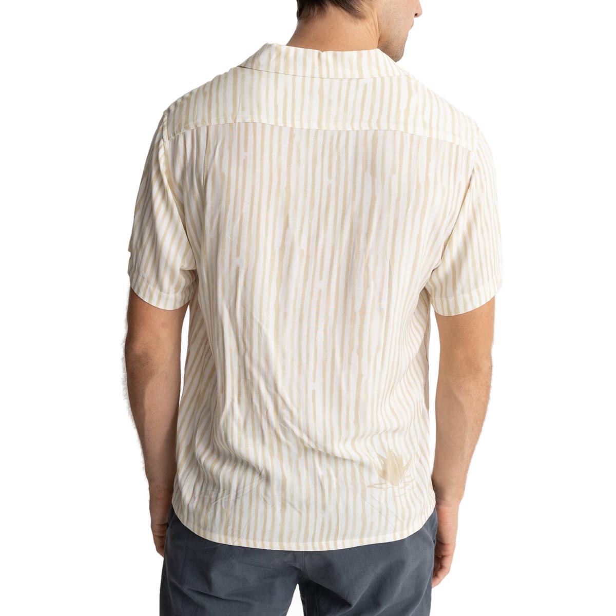 Rhythm Lily Stripe Cuban Shirt - Camel image 2